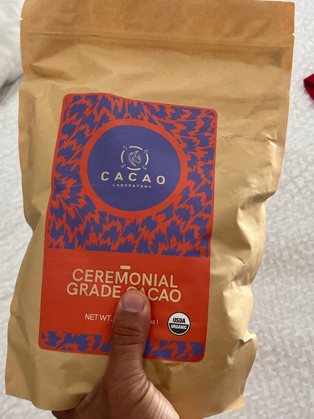 Customer photo review of 100% Arriba Nacional Ceremonial Cacao Pouch, Organic (granulated)
