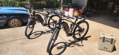 Customer photo review of Eskute® M200F 27.5" Full Suspension Electric Bike