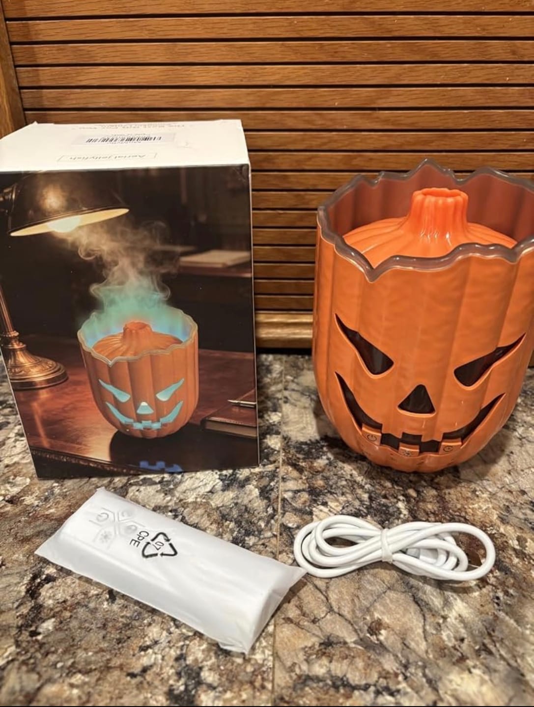 Customer photo review of Humidificador Calabaza