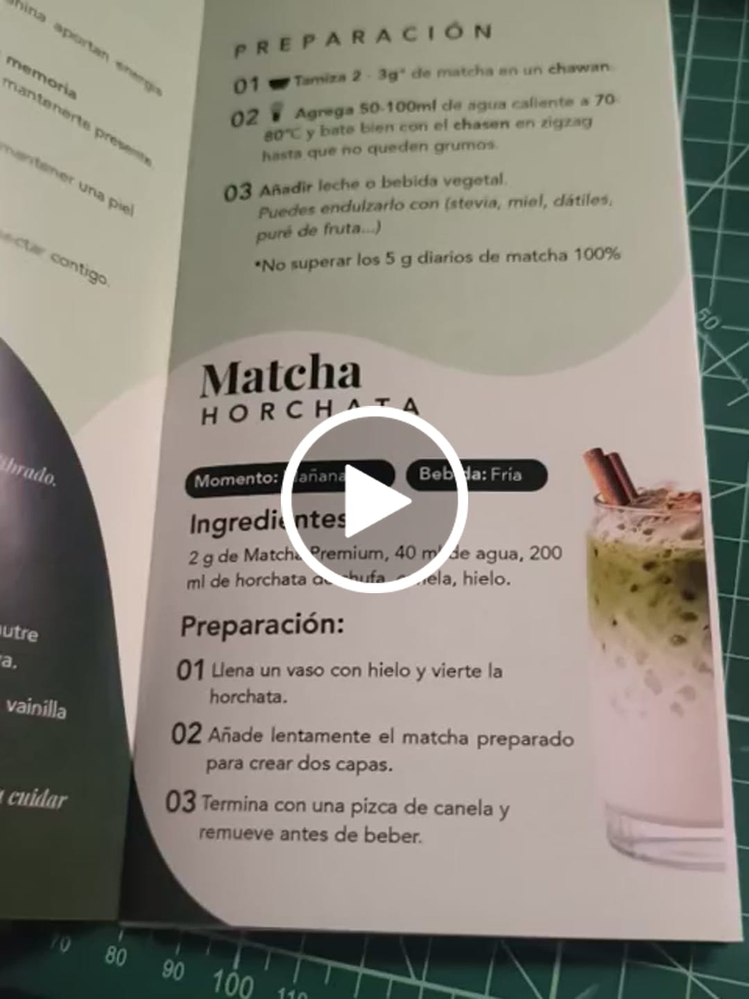 Customer video review of Recetario Matchaflix