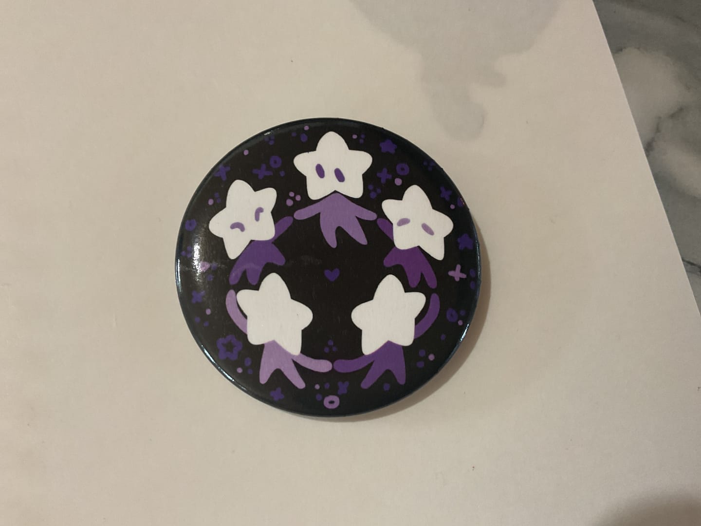 Customer photo review of Star Babies Large Button