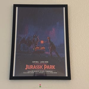Customer photo review of Jurassic Park (1993) - Premium Movie Poster