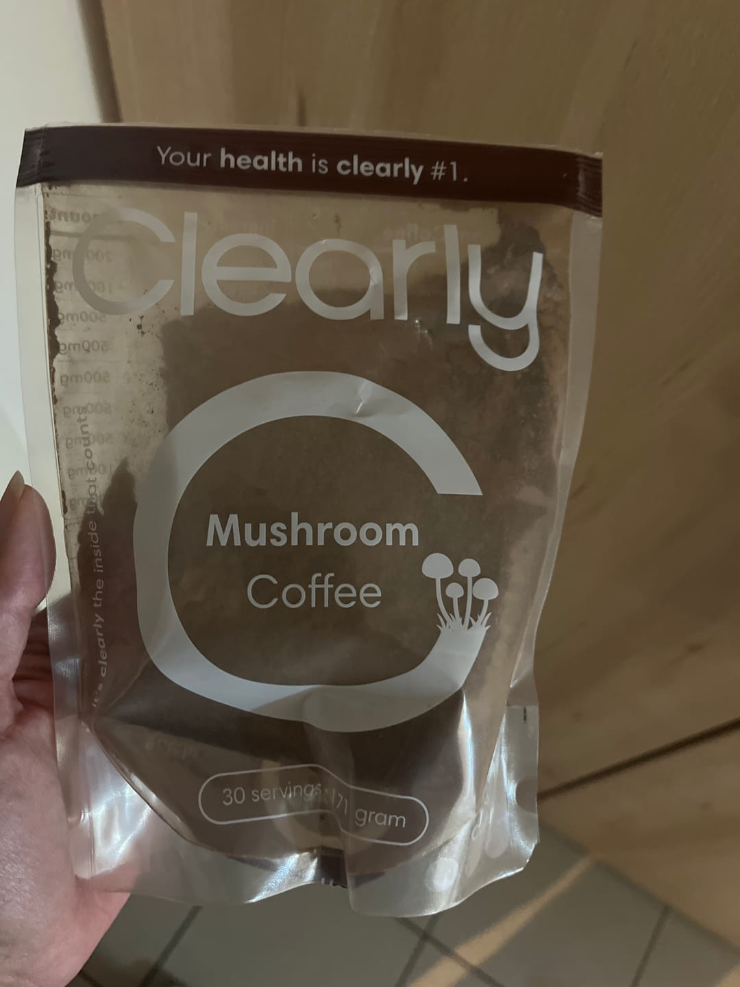 Customer photo review of Mushroom Coffee
