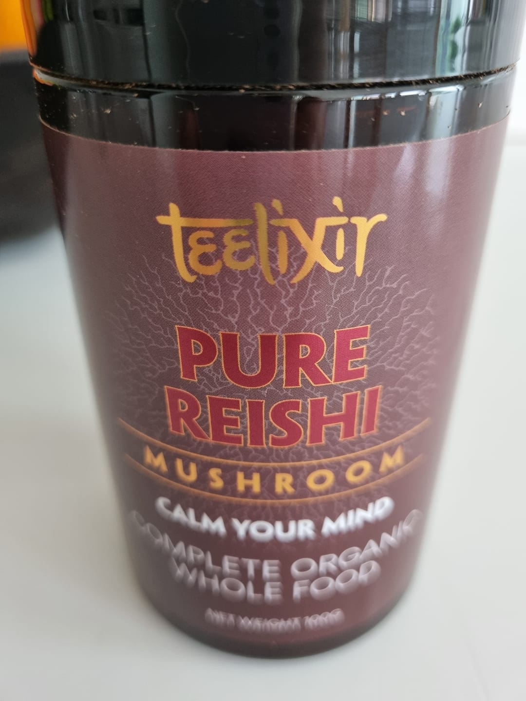 Customer photo review of Teelixir Organic Whole Food Pure Reishi (1:1)