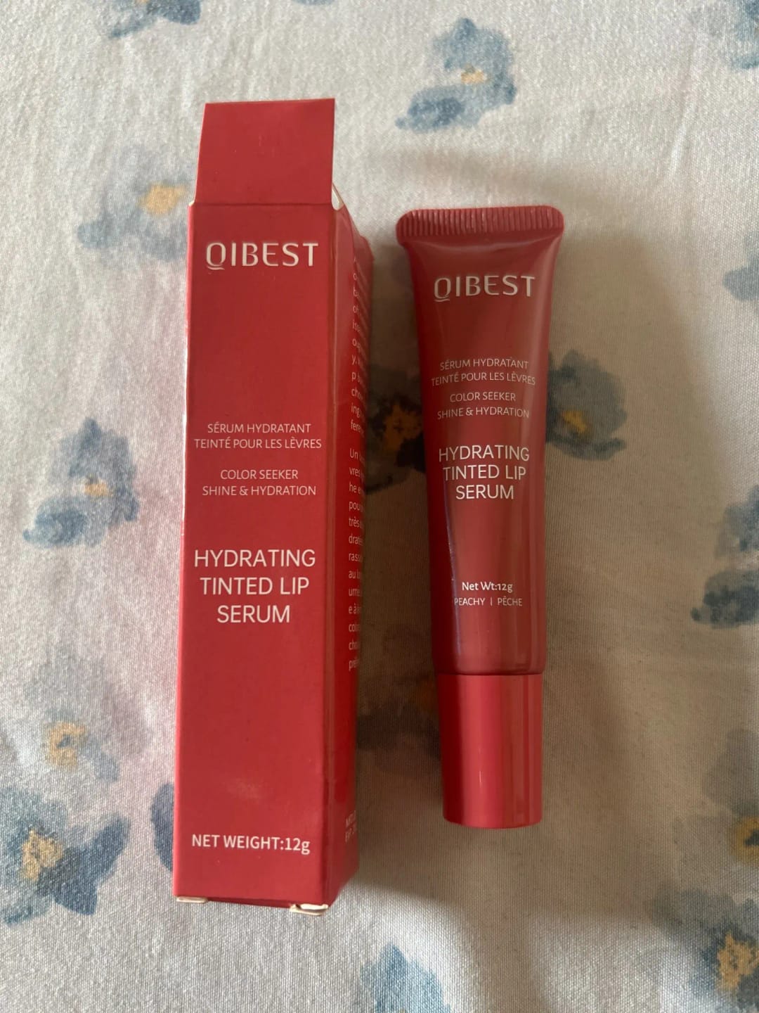 Customer photo review of Crystal Moisturizing Tinted Lip Balm