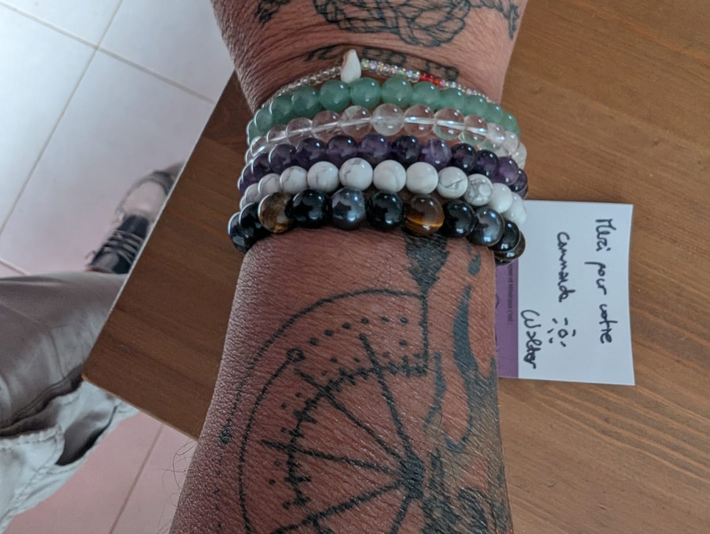 Customer photo review of Bracelet Améthyste "Bonté"