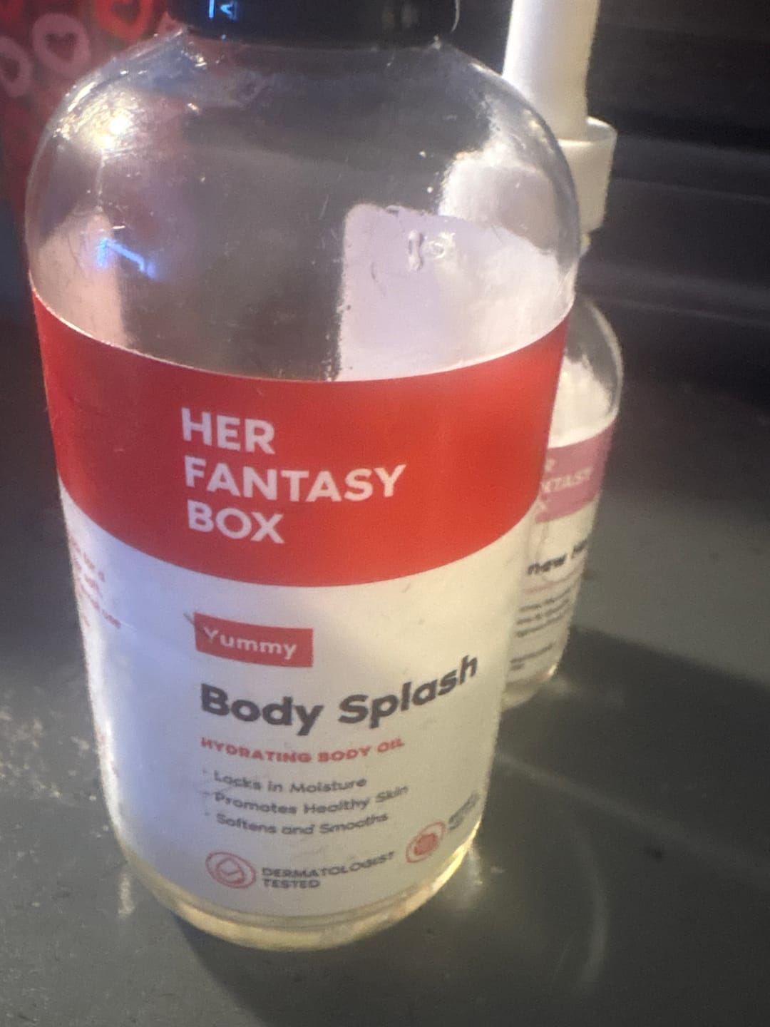 Customer photo review of Body Splash - Skin Smoothing Body Oil  (Yummy)
