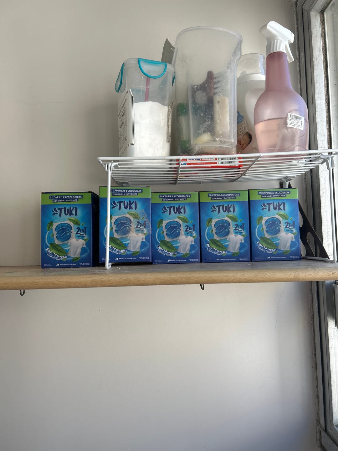 Customer photo review of Capsulas Tuki Ecológicas ♻️ 2en1 con Jabón y Suavizante