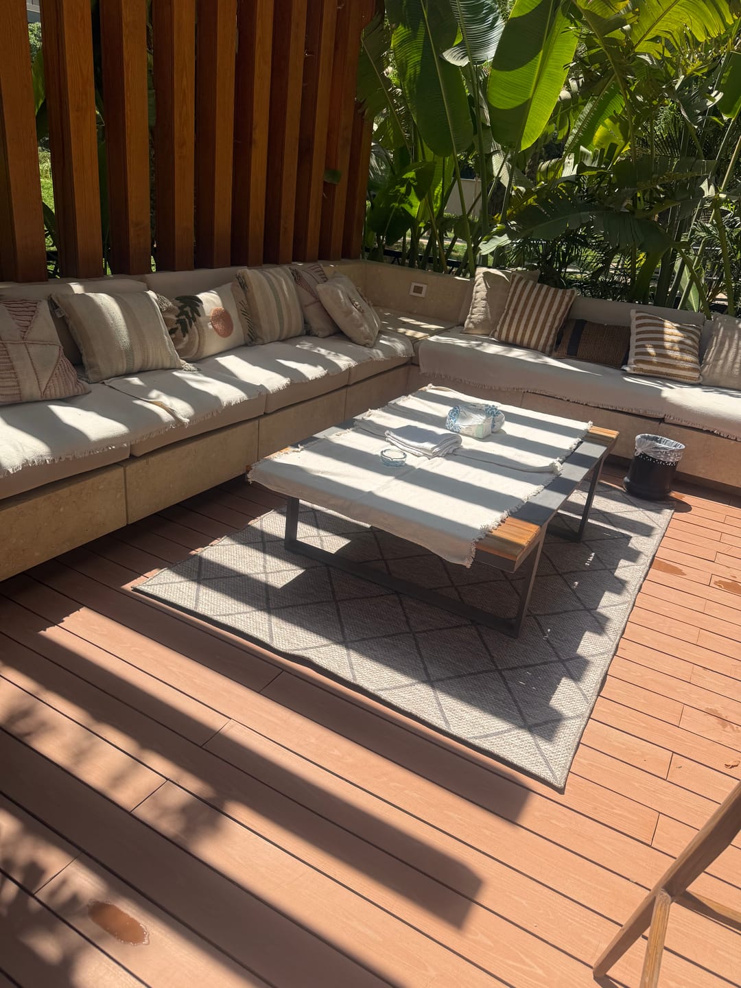 Customer photo review of Solis Outdoor Rug
