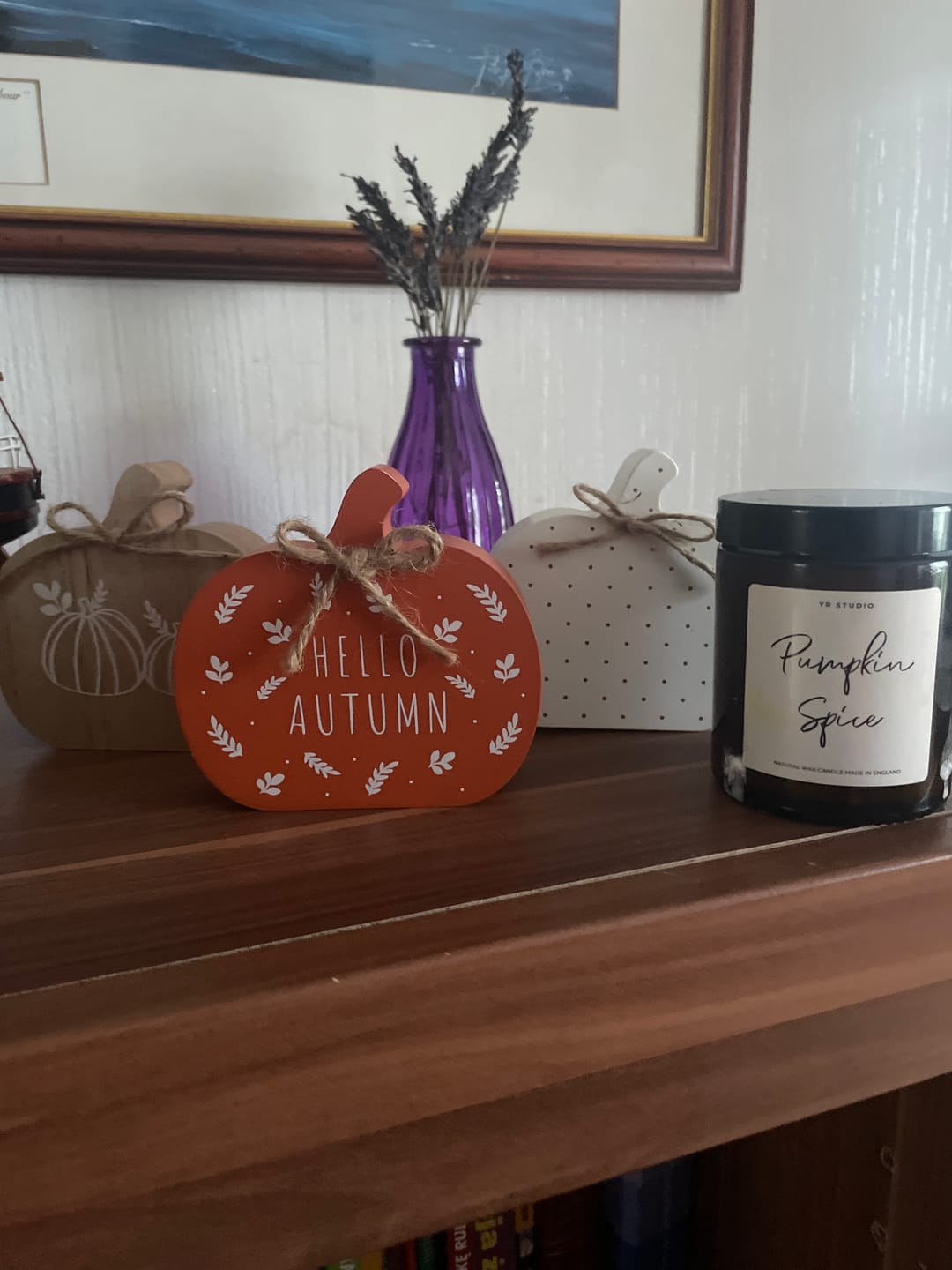 Customer photo review of Pumpkin Spice Candle