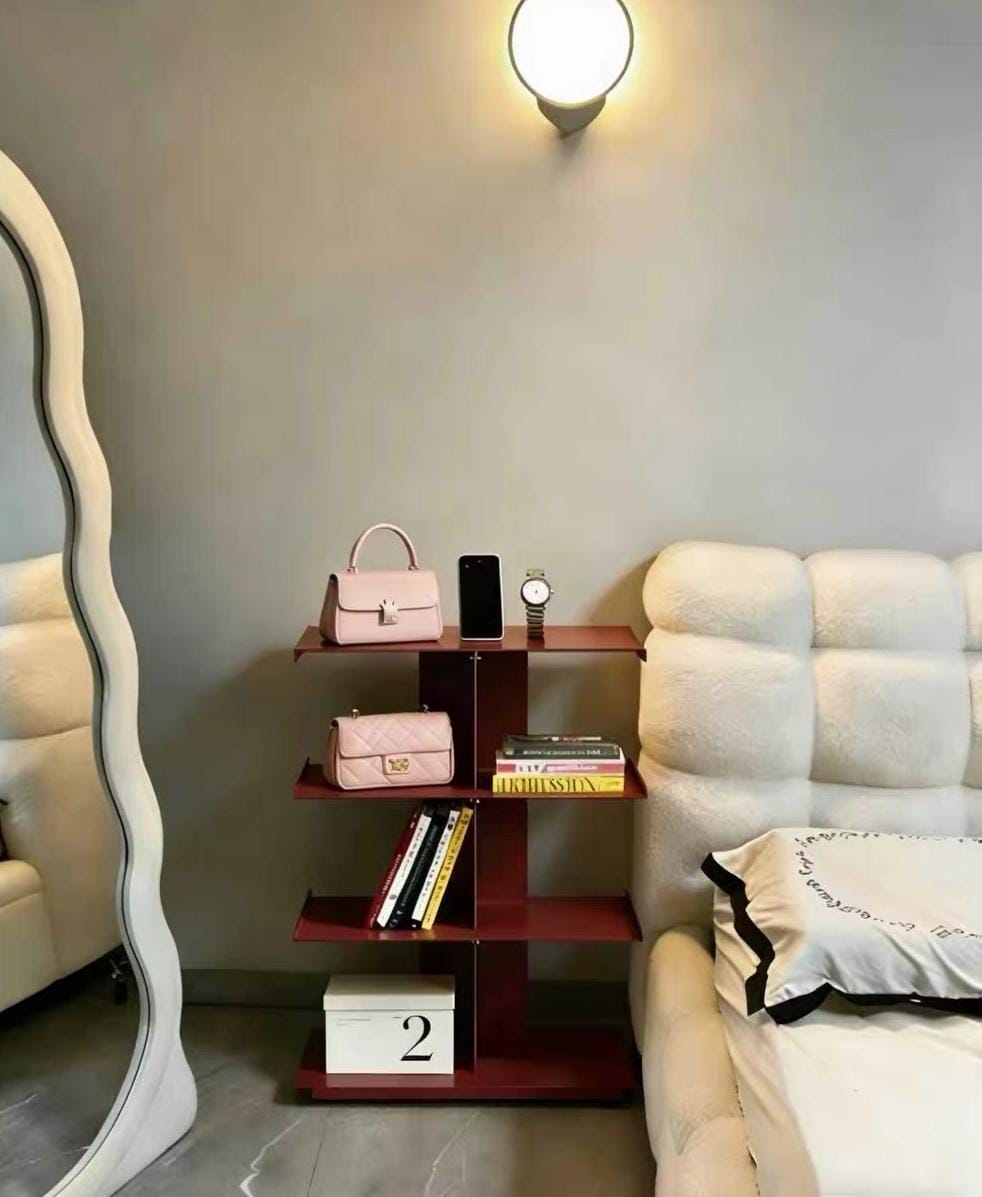Customer photo review of KKUSO METAL SHELF - ZIGGY BORDEAUX RED