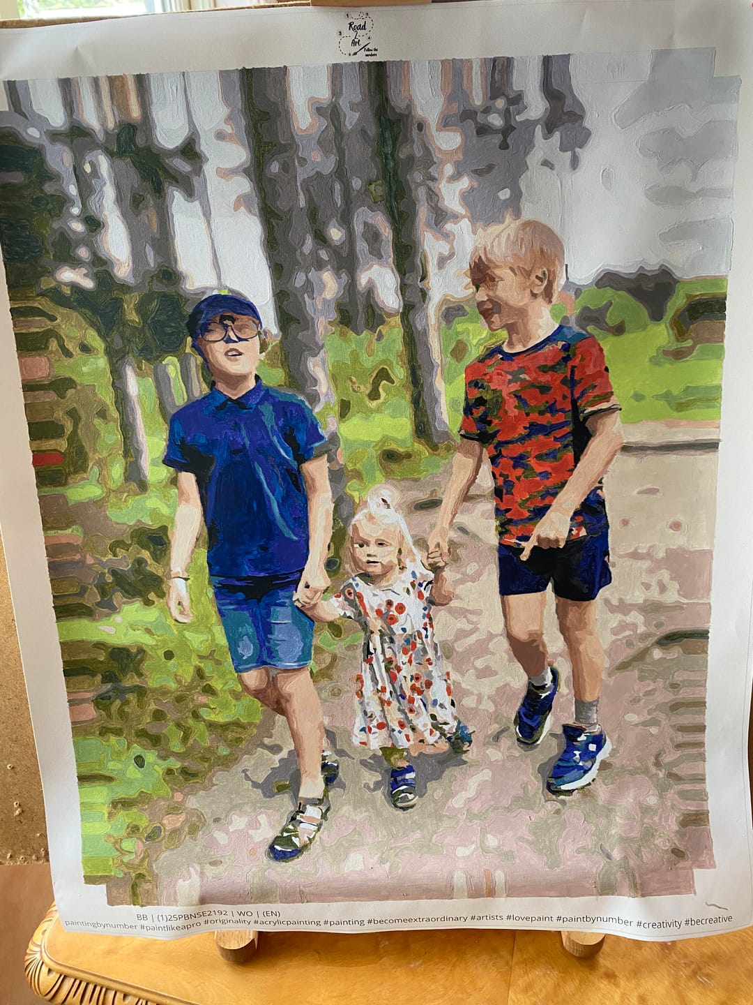 Customer photo review of PAINT BY NUMBERS EGET FOTO