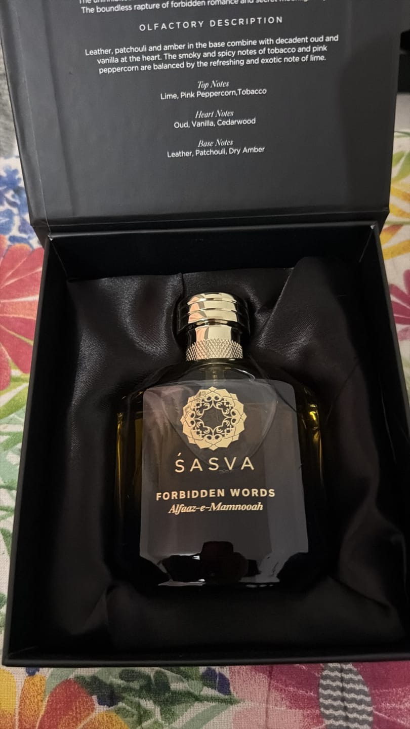 Customer photo review of SASVA - FORBIDDEN WORDS