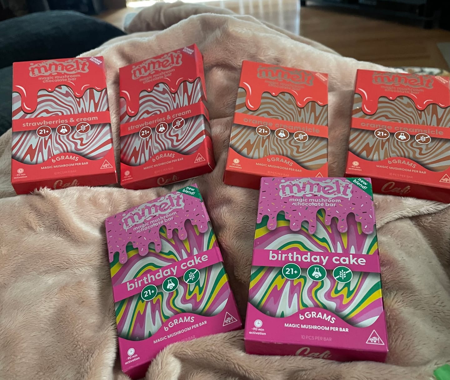 Customer photo review of Mushroom Chocolates
