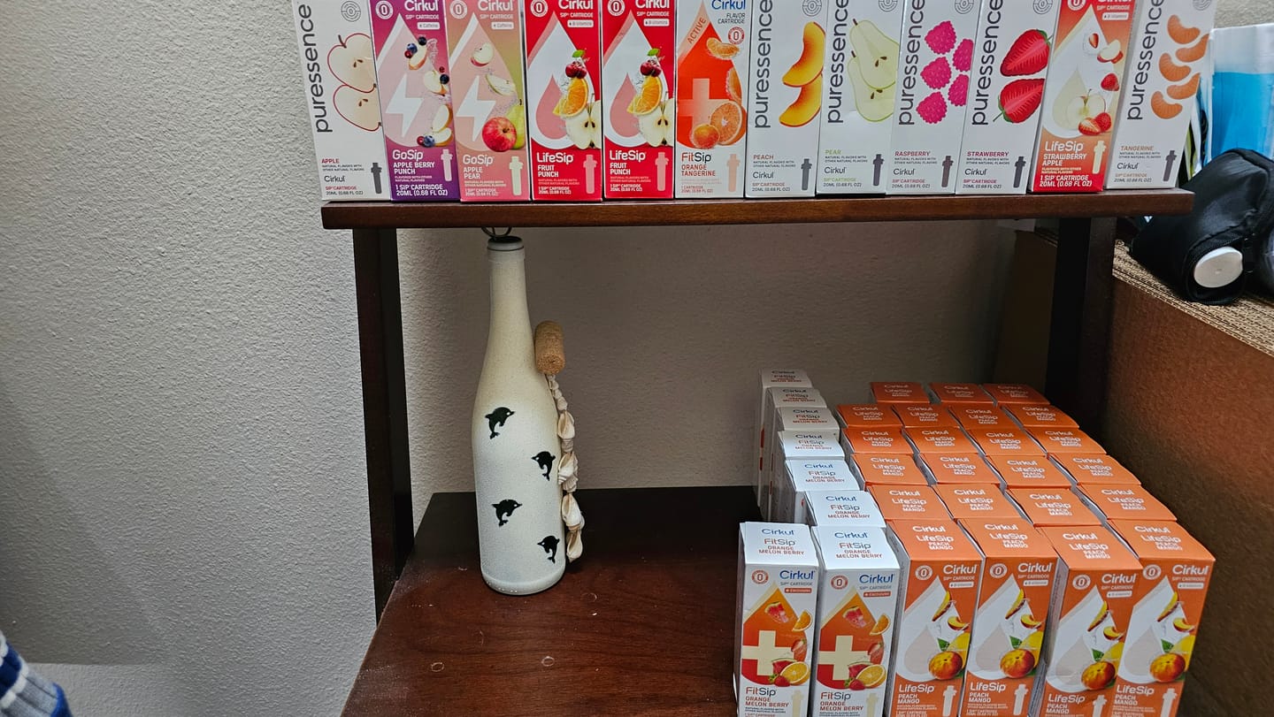 Customer photo review of LifeSip Peach Mango