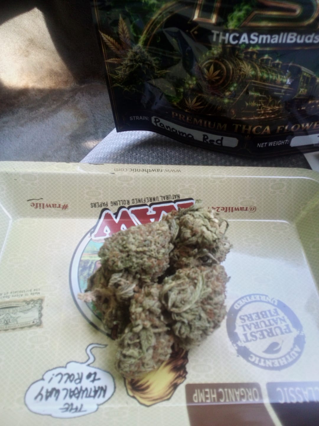 Customer photo review of Panama Red THCA Flower