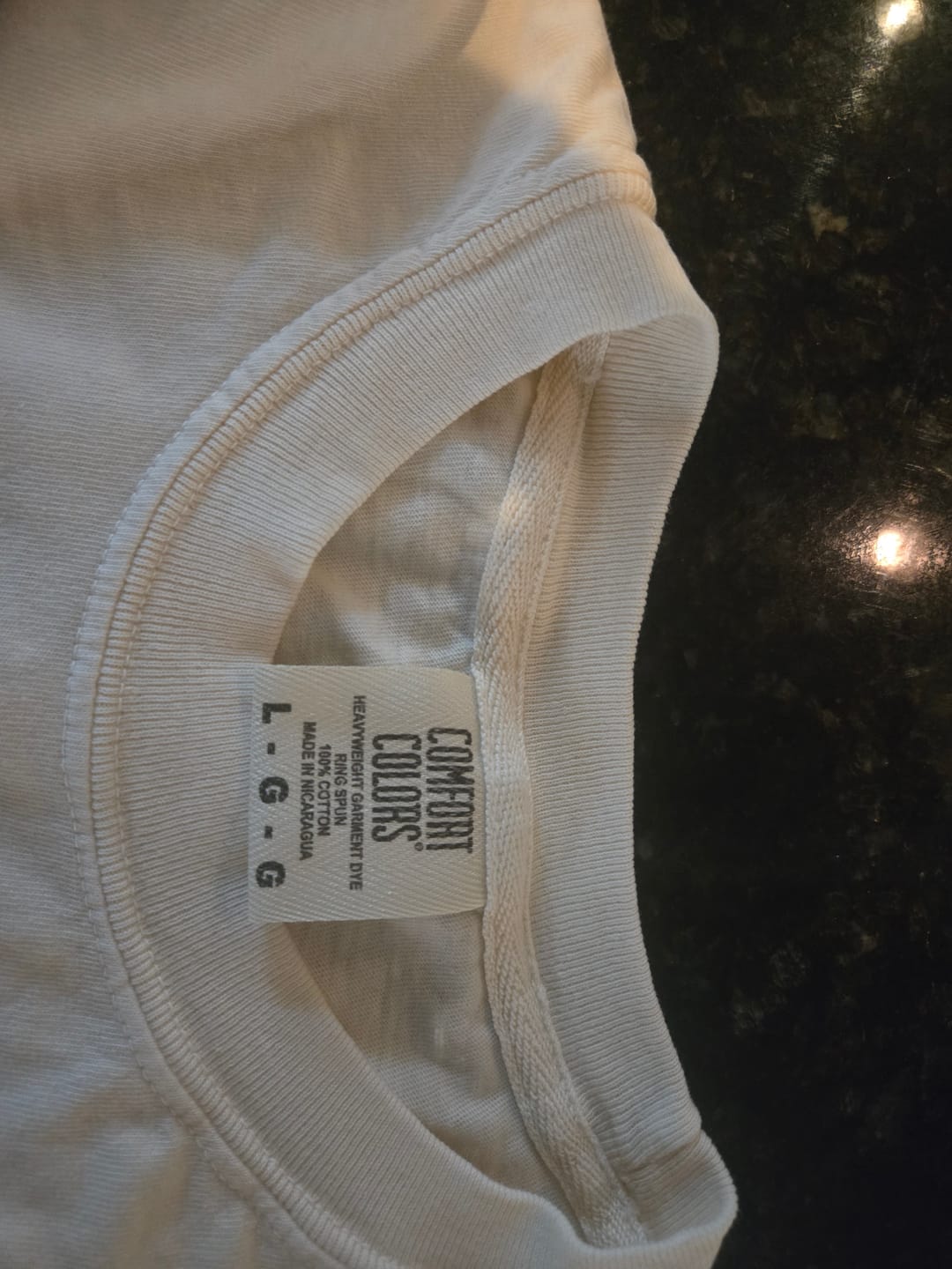 Customer photo review of God Creates Black Lab