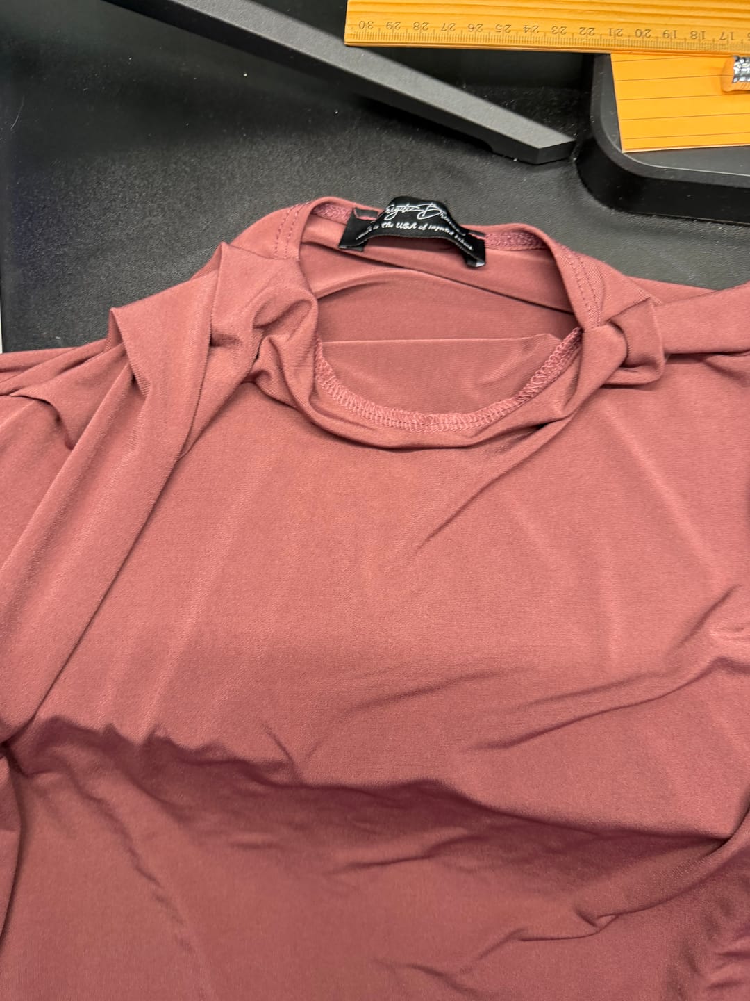 Customer photo review of Brigitte Brianna Cascade Top