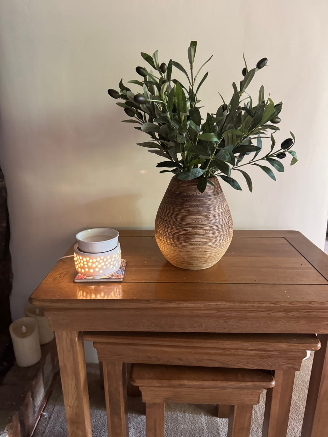 Customer photo review of Velvet Peony & Oud Wax Melts
