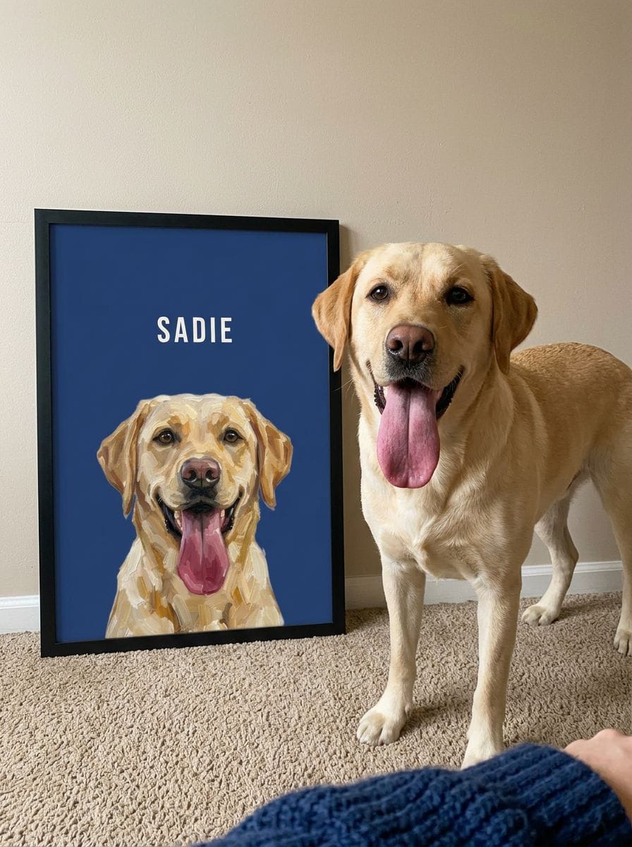 Customer photo review of Framed poster