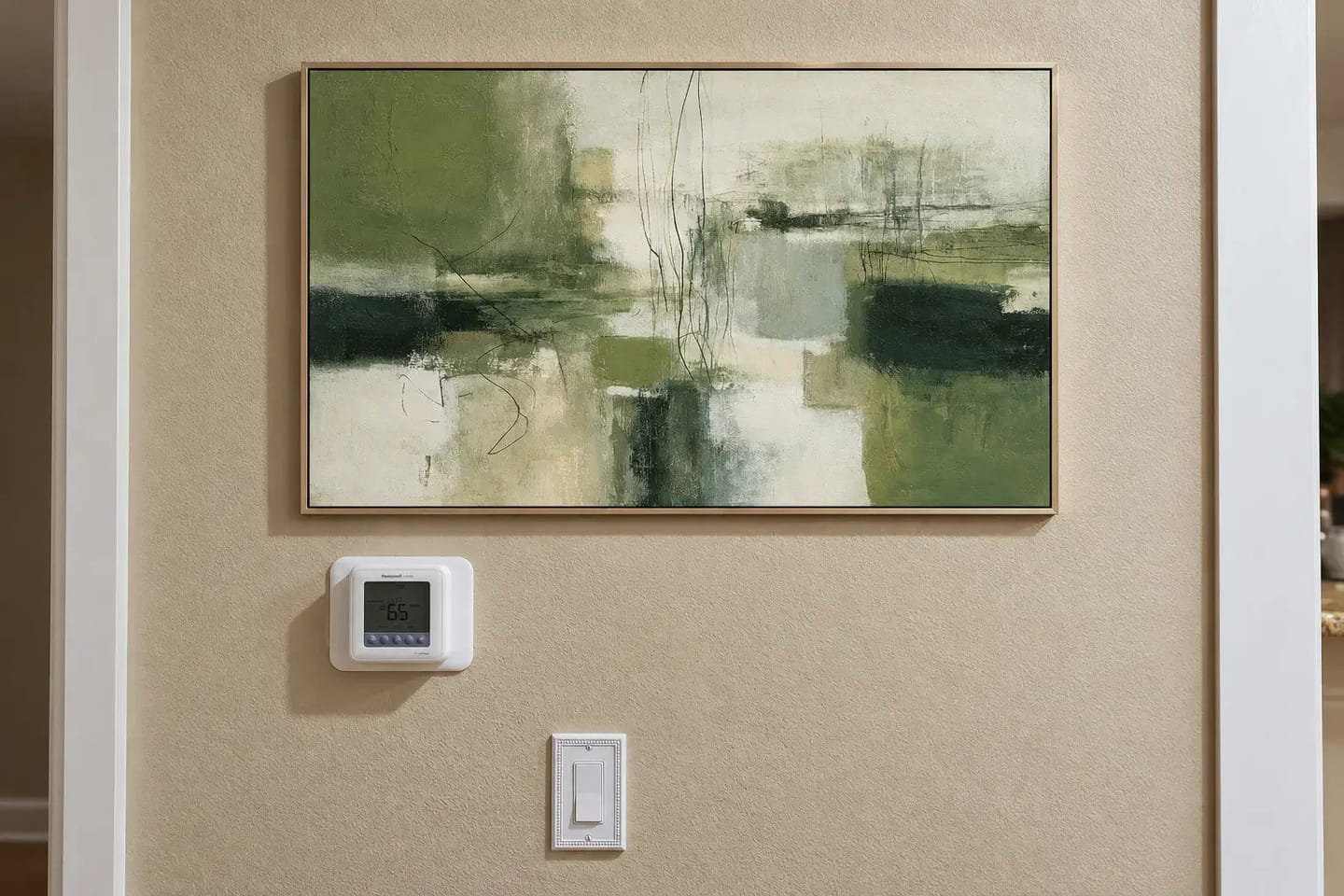 Customer photo review of Moss Blocks Abstract Wall Art