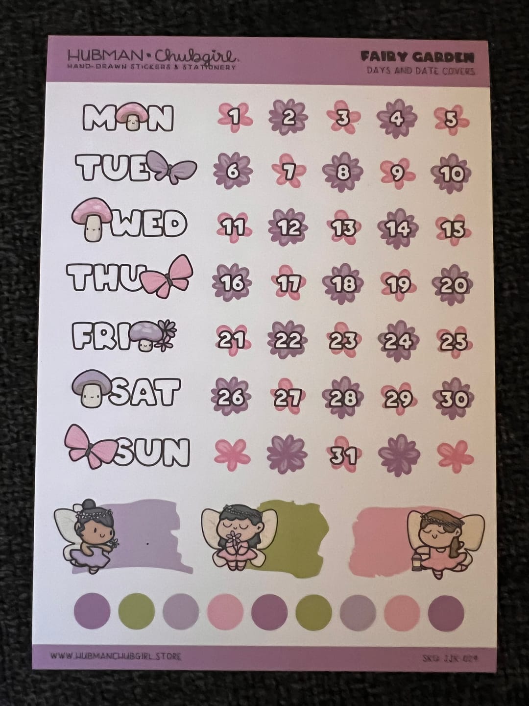 Customer photo review of Fairy Garden Days and Date Covers