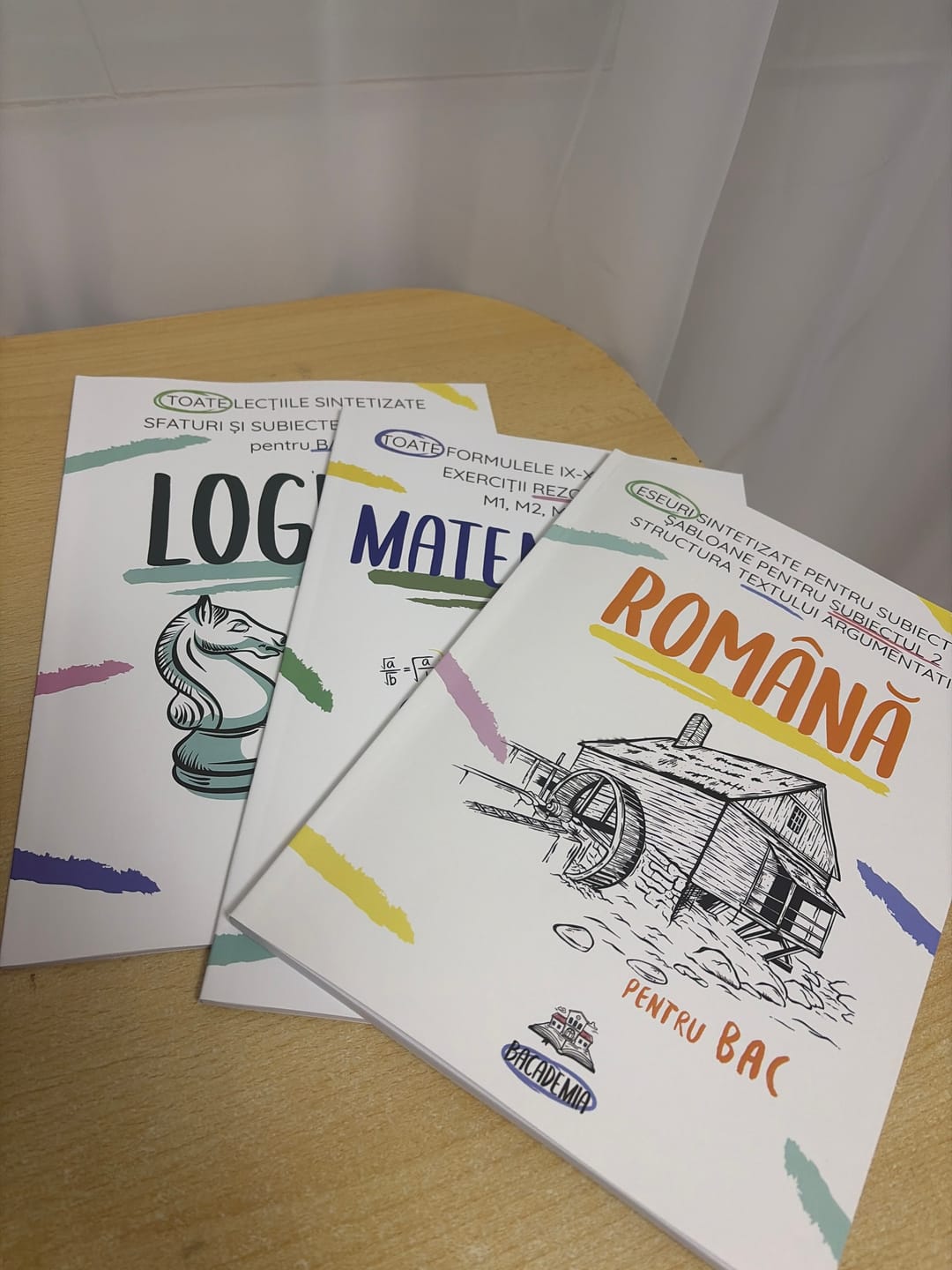 Customer photo review of Pachet Bacalaureat (Română + Matematică + Logică) Bacademia