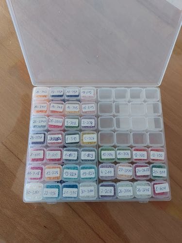 Customer photo review of Diamond Painting Storage Box