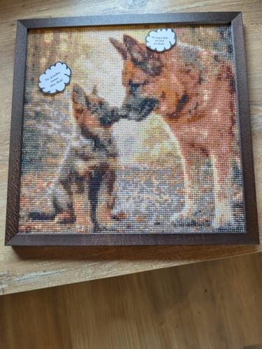 Customer photo review of Your Photo | Custom Photo Diamond Painting Kit