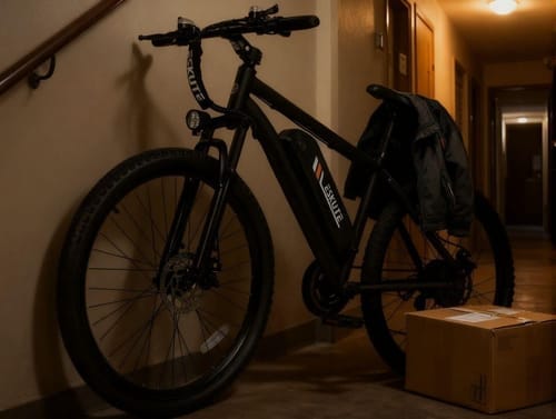 Customer photo review of Eskute® M200F 27.5" Full Suspension Electric Bike