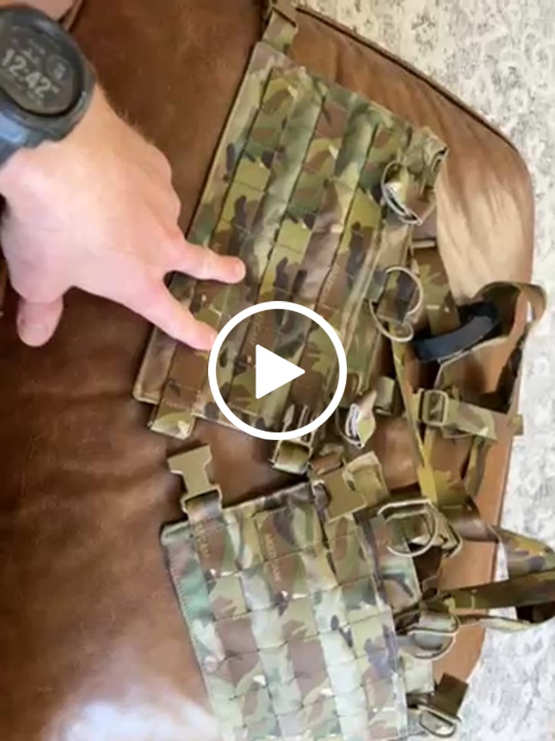 Customer video review of AR Chest Rig Split Front 6 Mag