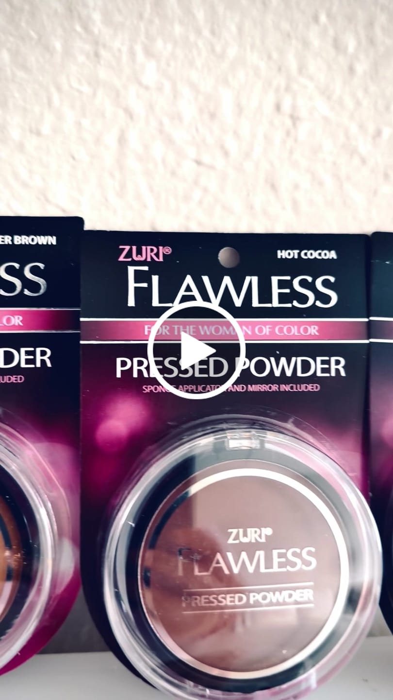 Customer video review of Zuri Flawless Pressed Powder