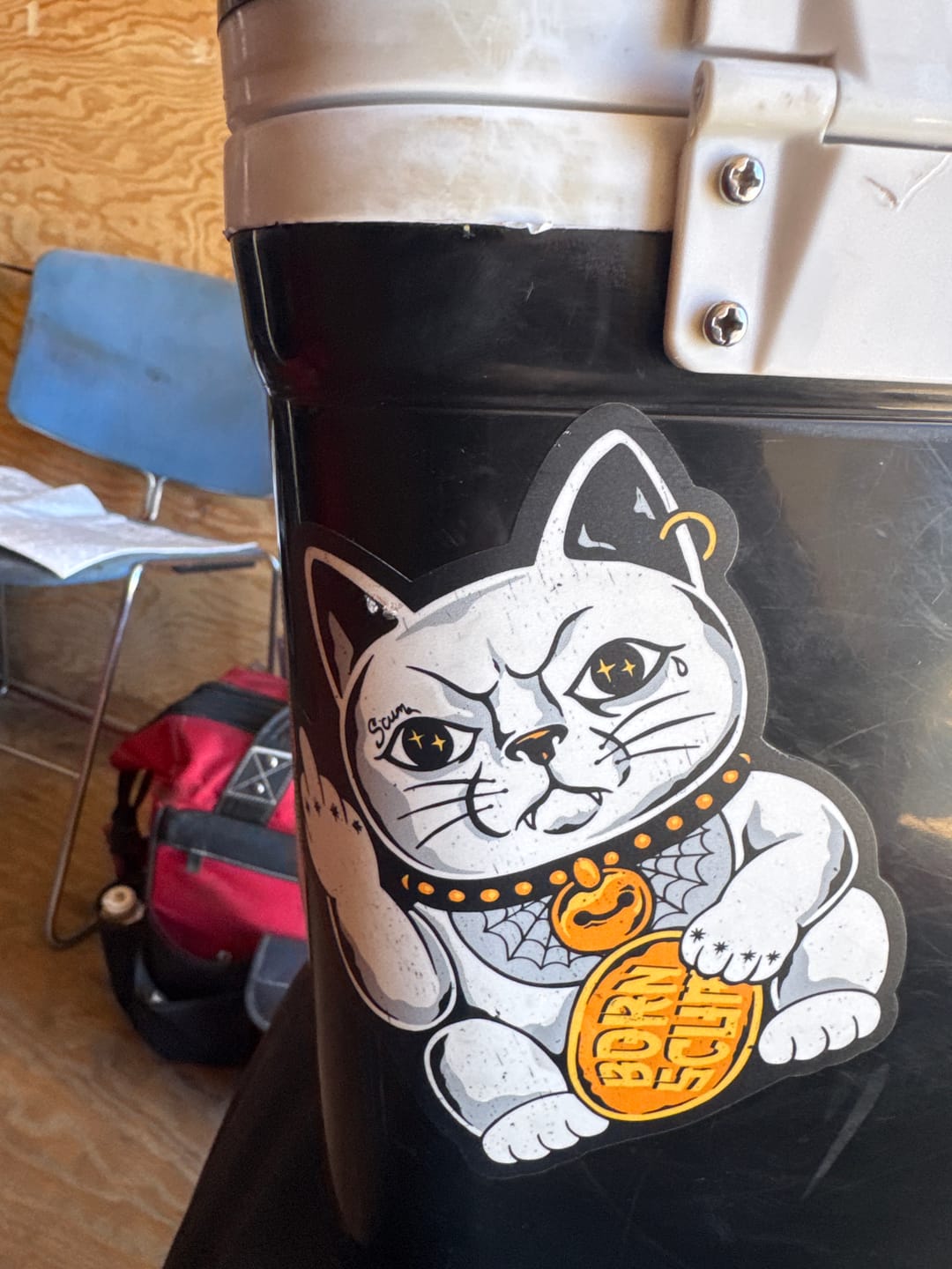 Customer photo review of LUCK BREAKER STICKER