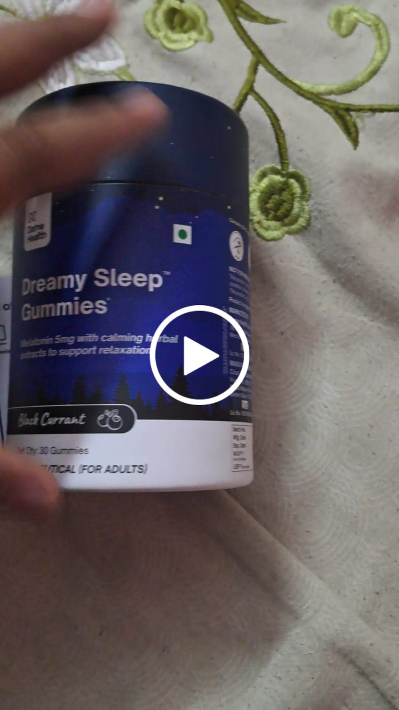 Customer video review of Dreamy Sleep Gummies