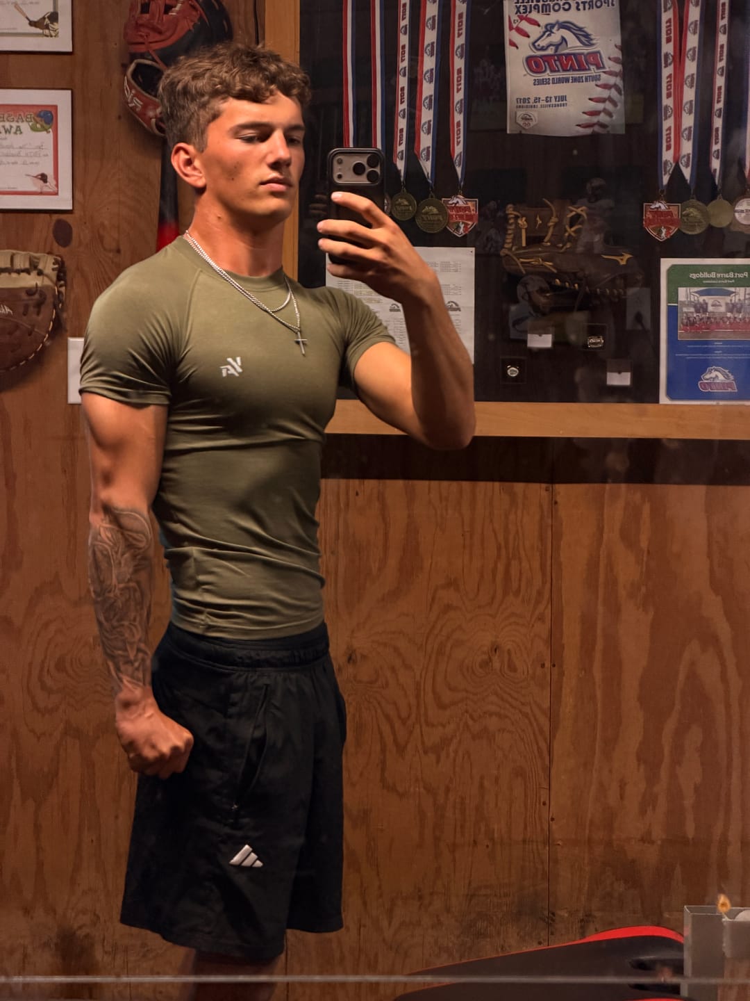 Customer photo review of 4016 - Natural Cotton Compression Tees