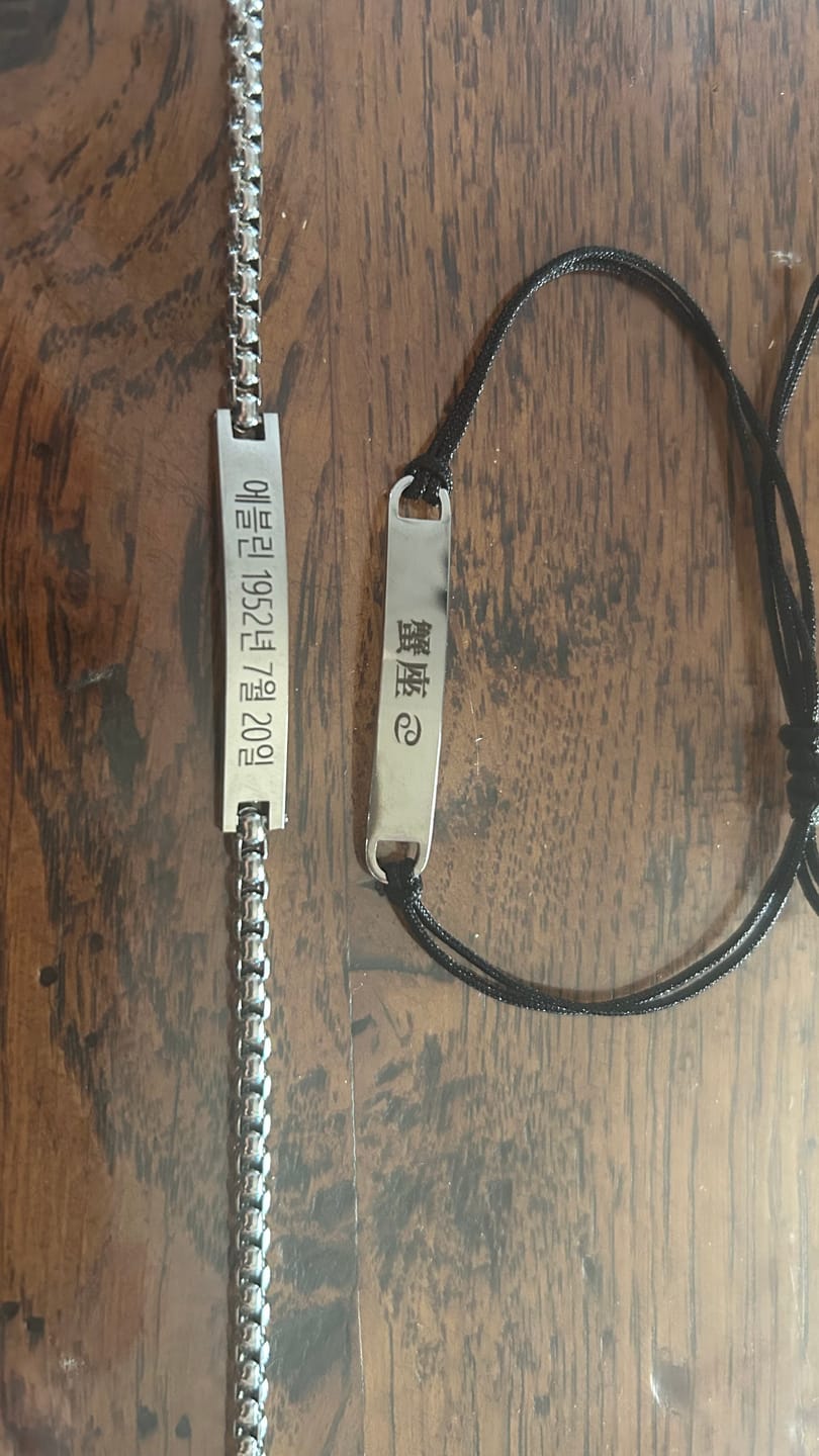 Customer photo review of Bracelet Fin Coréen