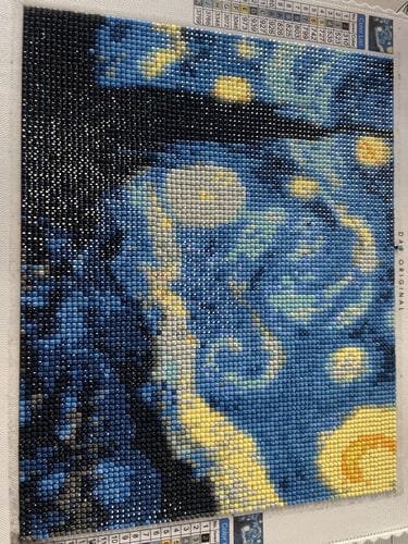 Customer photo review of Starry Sky in a Van Gogh-Inspired Style | Diamond Painting Kit