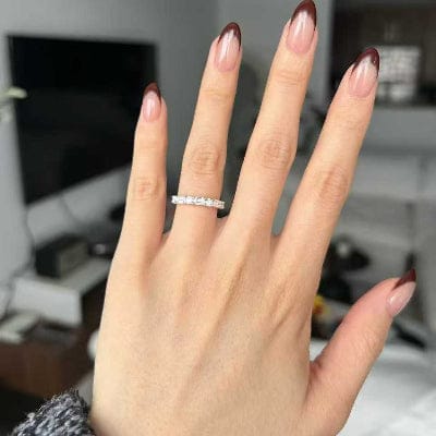 Customer photo review of 11 Stone Half Eternity Ring 0.44ctw