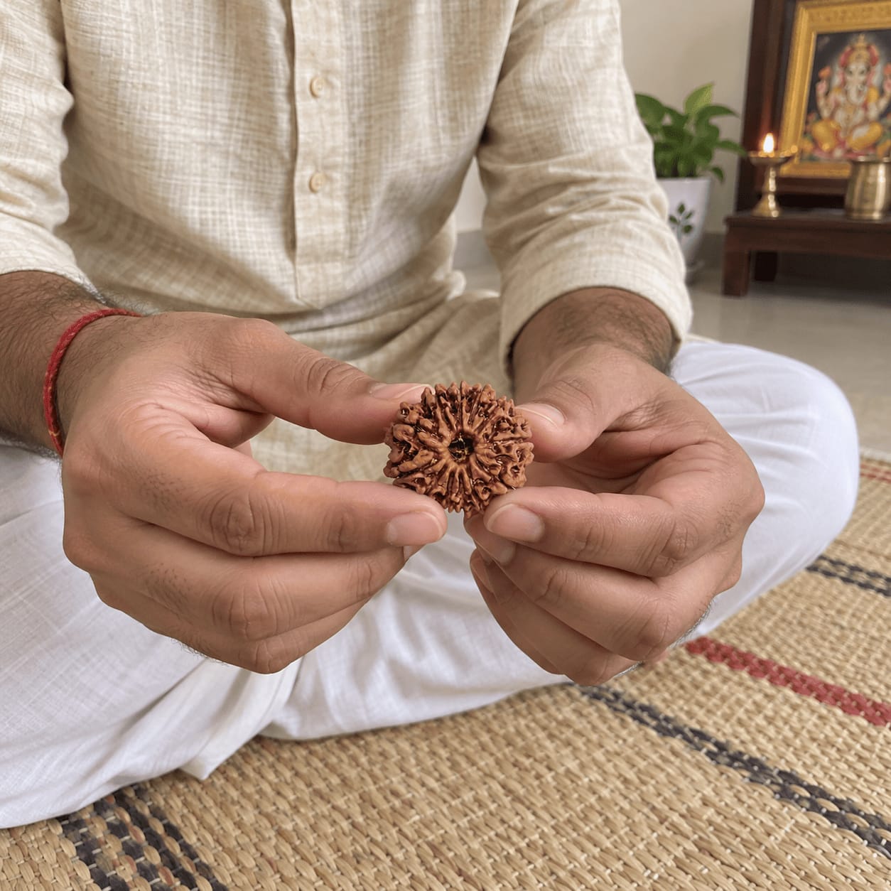 Customer photo review of 12 Mukhi Rudraksha (Nepali)