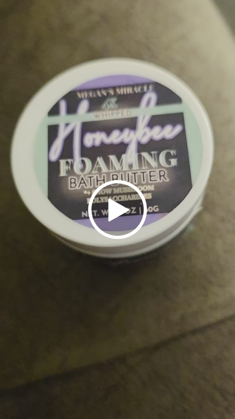 Customer video review of Honeybee Foaming Bath Butter