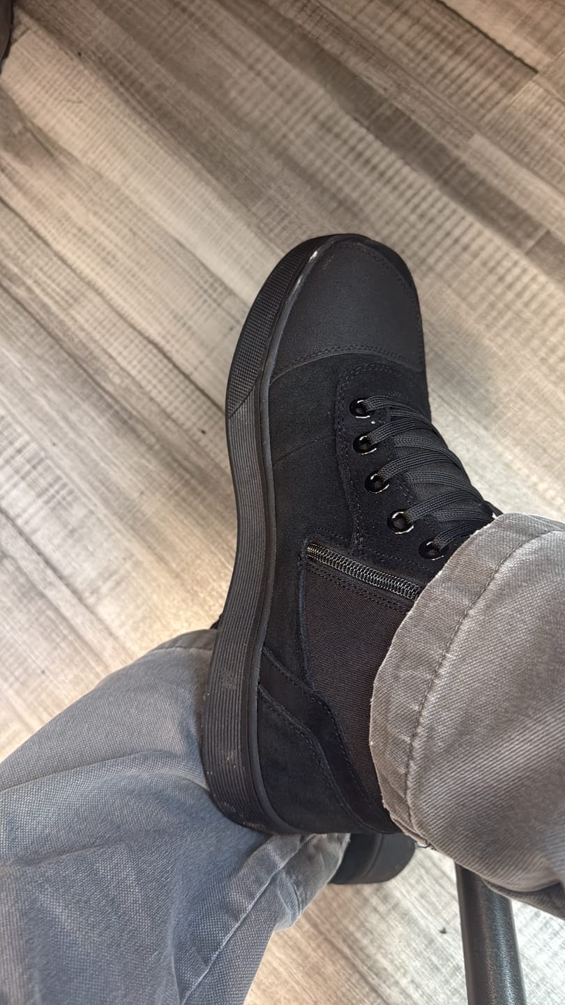 Customer photo review of RIDEIRON Street Height Increasing Motorcycle Riding Shoes | MS6002