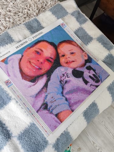 Customer photo review of Your Photo | Custom Photo Diamond Painting Kit