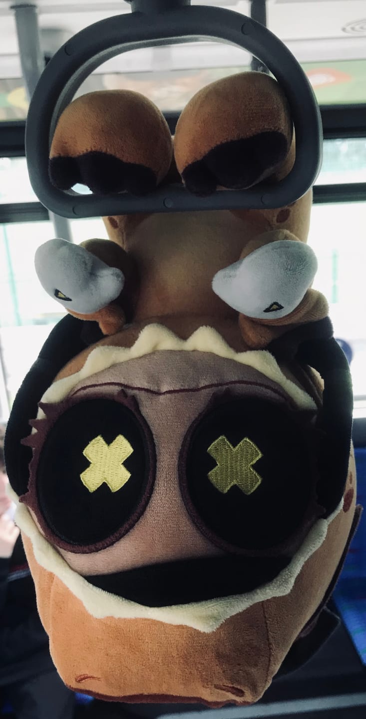 Customer photo review of Cyn T-Rex Plush
