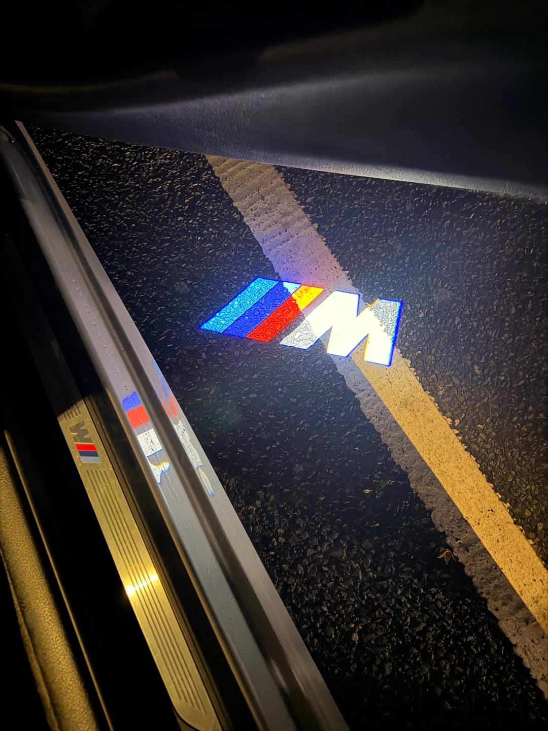 Customer photo review of BMW F SERIES DOOR LIGHTS