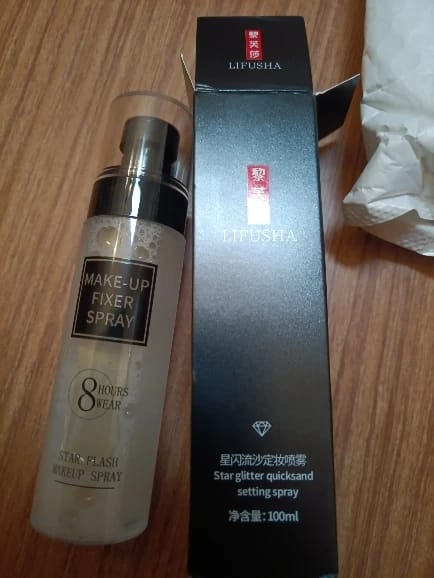 Customer photo review of 100ml Makeup Setting Spray