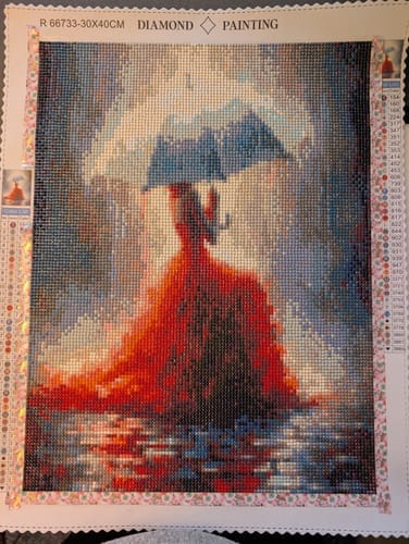 Customer photo review of Waiting | Diamond Painting Kit