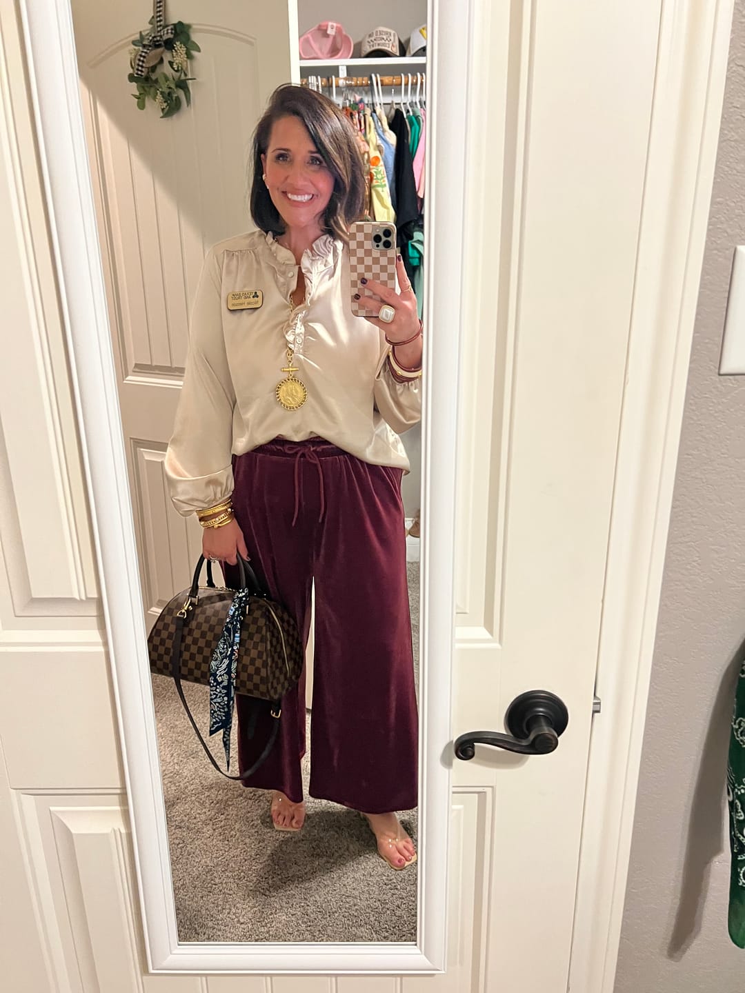 Customer photo review of Refined Ruffle Blouse