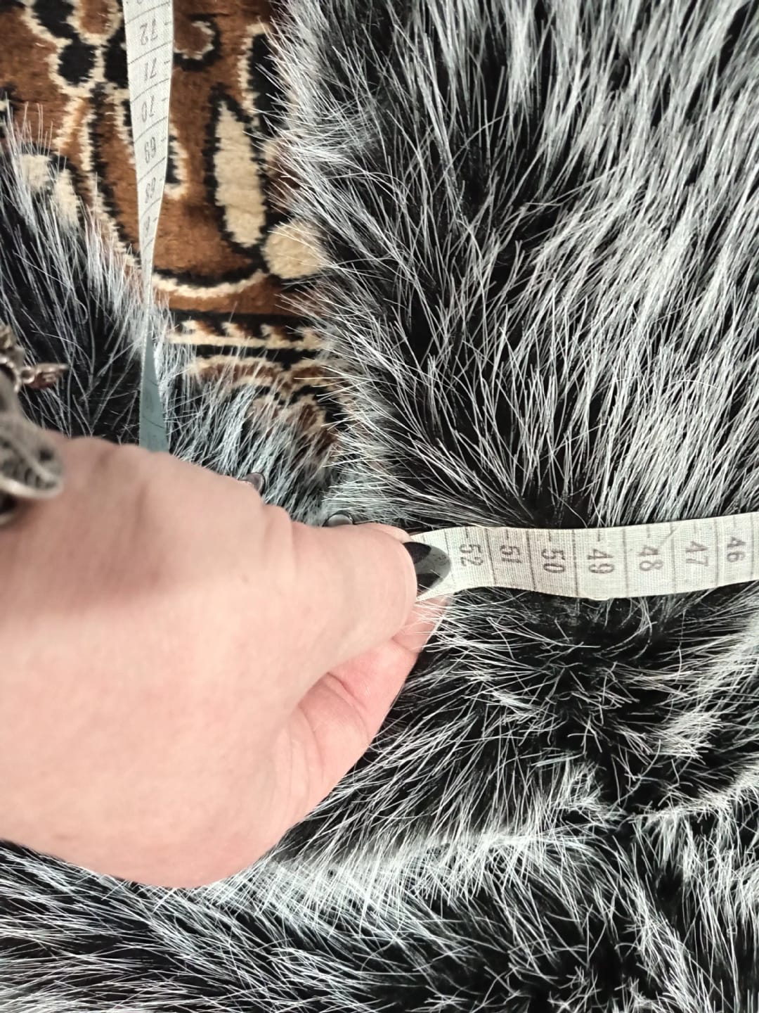 Customer photo review of Fur Short Imitation Jacket