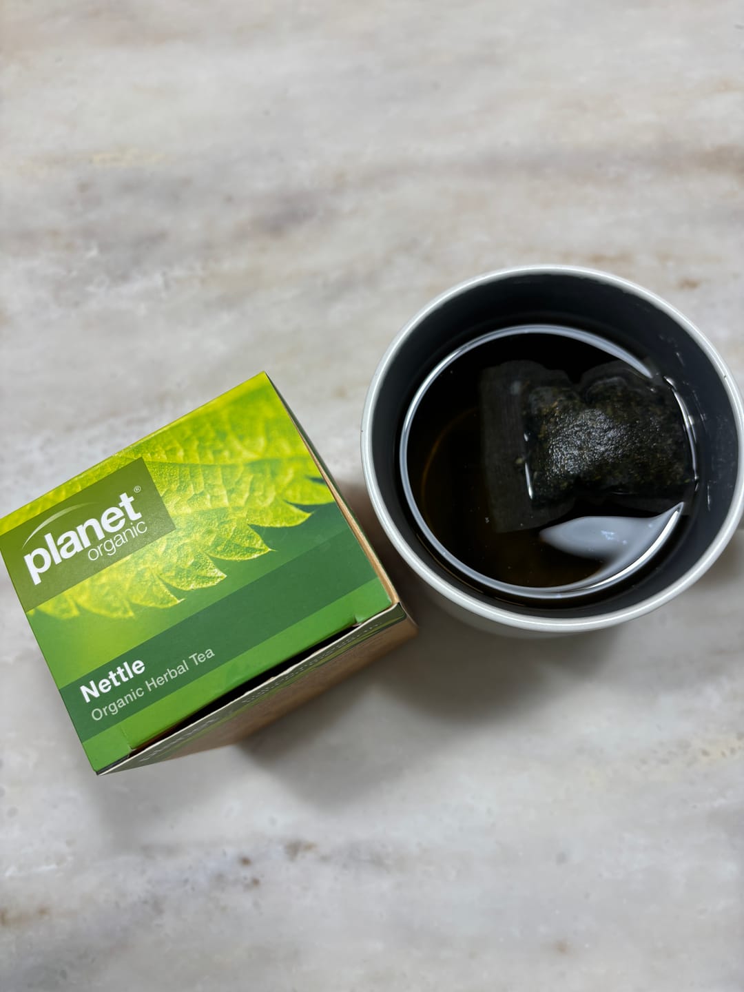 Customer photo review of Nettle Tea 25 Tea Bags - Certified Organic