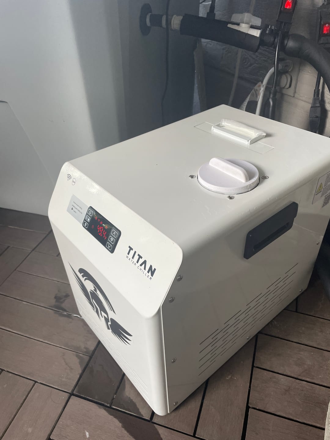 Customer photo review of All-in-one 1/3 HP Universal Cold Plunge Chiller Gen V
